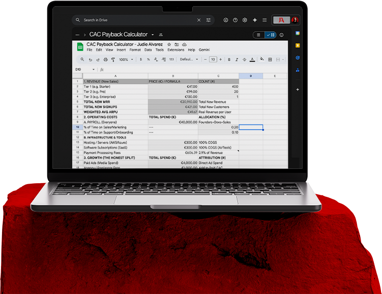 CAC Payback Calculator