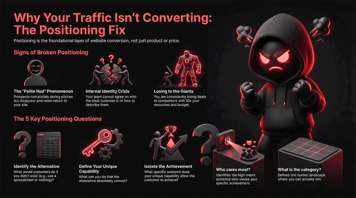 Positioning: why your visitors don't convert