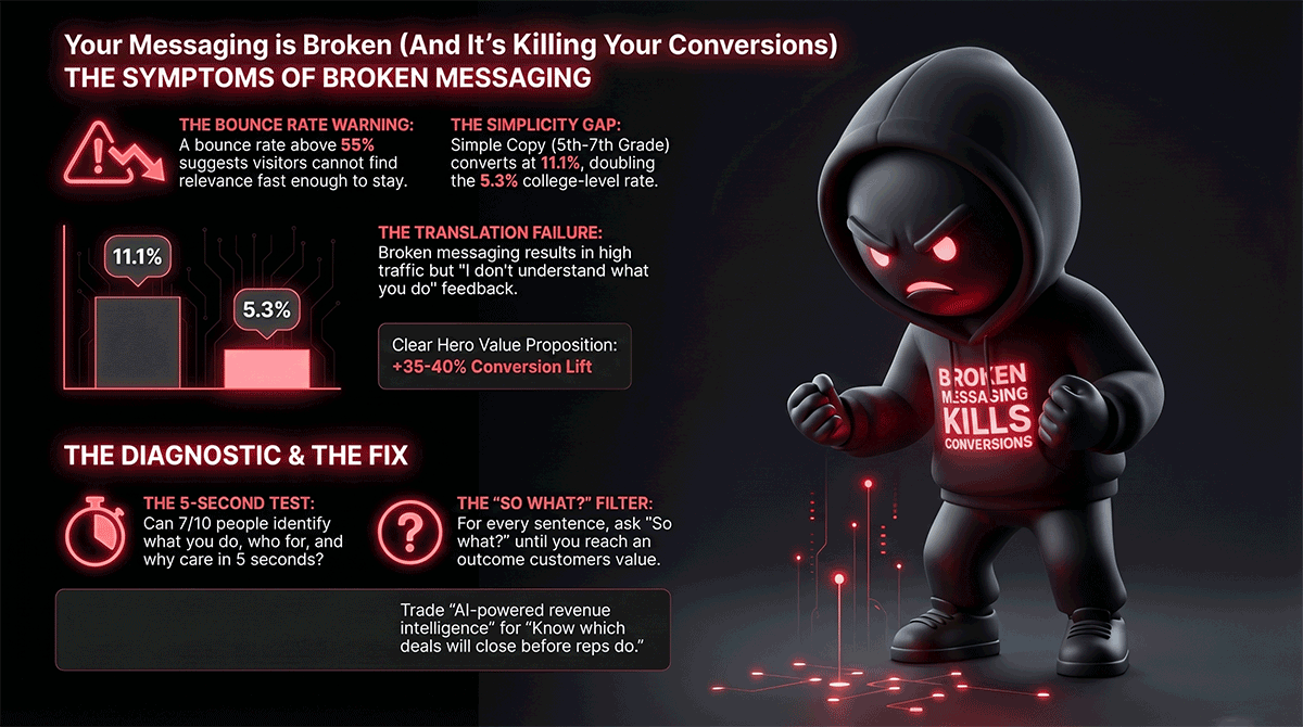 Messaging: translating positioning into words that convert