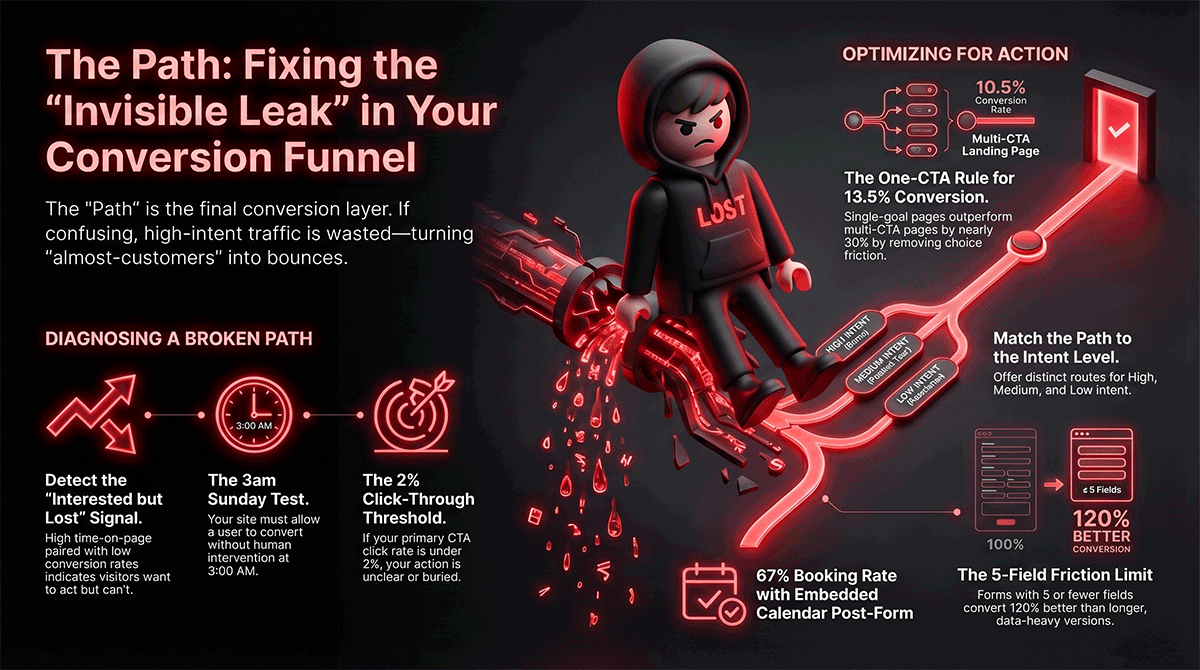 Conversion path: from intent to action