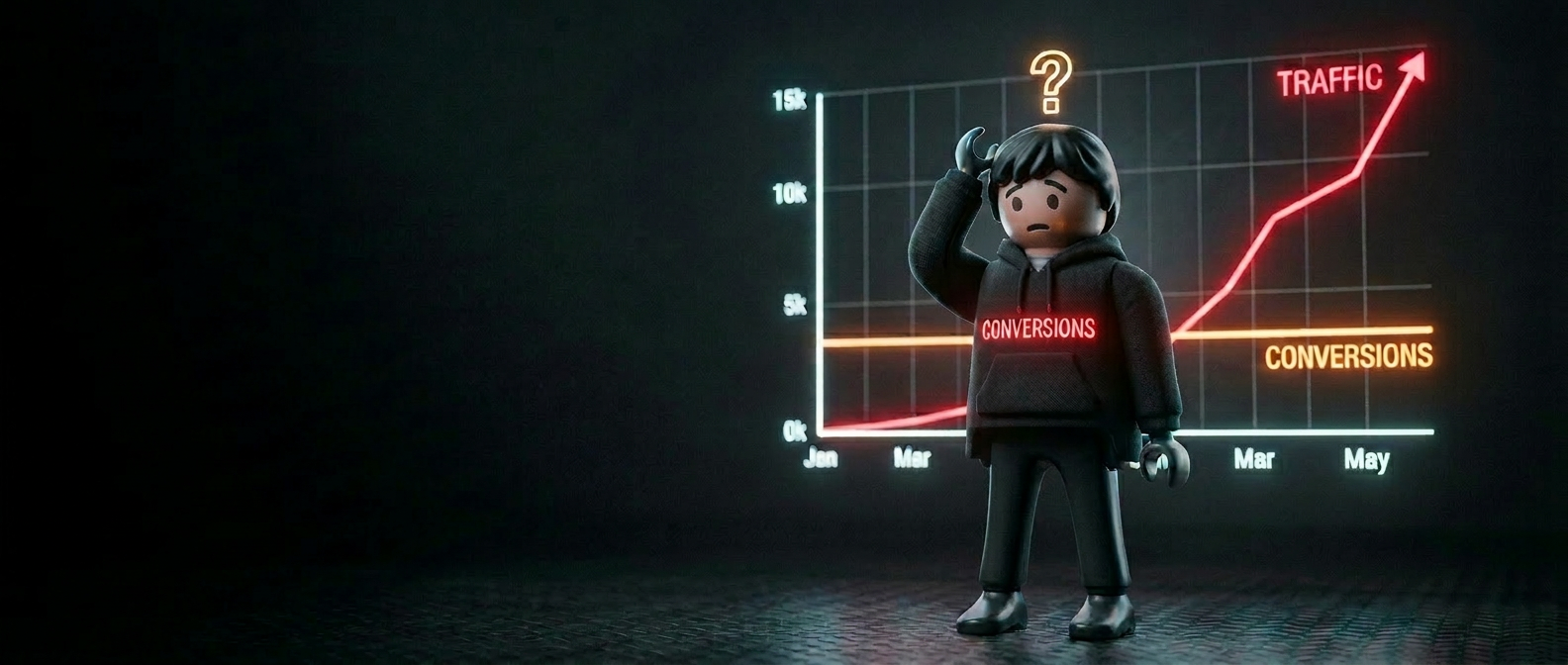 Traffic But No Conversions? Three Things to Fix Before Anything Else